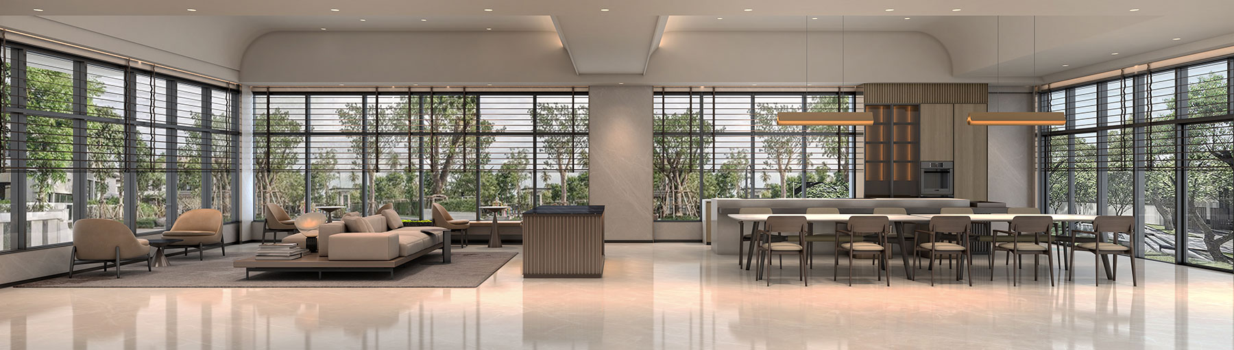 大型設計_公共空間作品_皇翔建設∣柏悅公共門廳設計規劃案_照片02